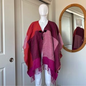Echo Graphic Ruana, One Size